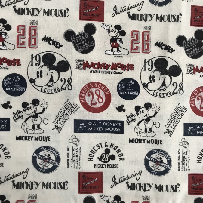 Coupon Mickey Mouse noir et rouge