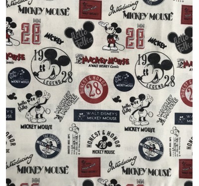 Coupon Mickey Mouse noir et rouge