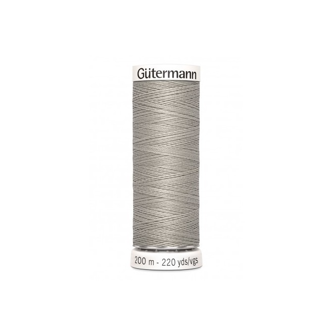 Bobine de fil - 200m - gris marron