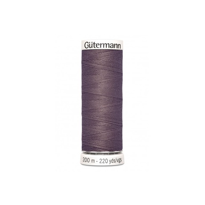 Bobine de fil - 200m - violet gris