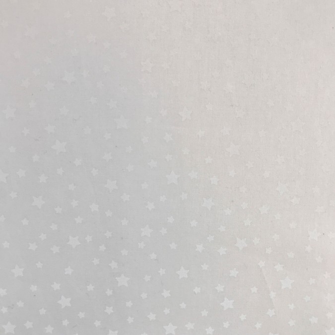 Coupon imprimé petites étoiles blanches sur fond gris clair