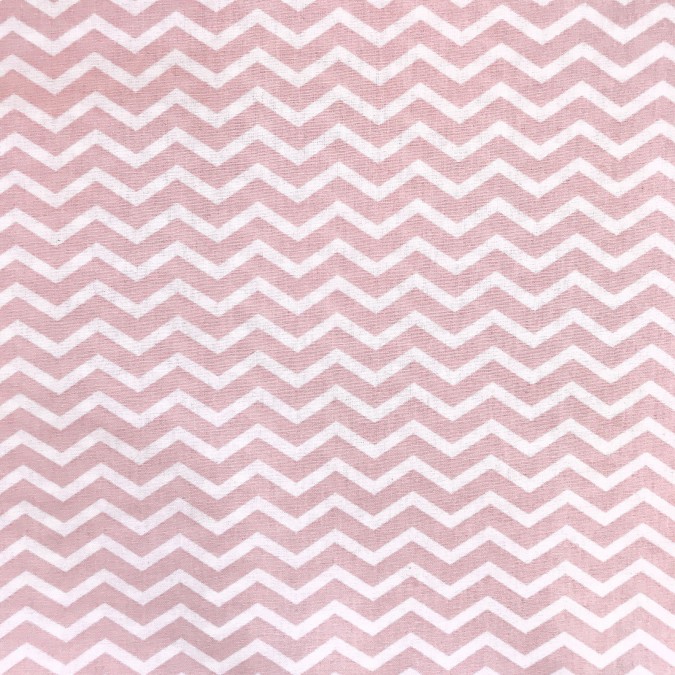 Coupon imprimé lignes géométrique banches sur fond rose
